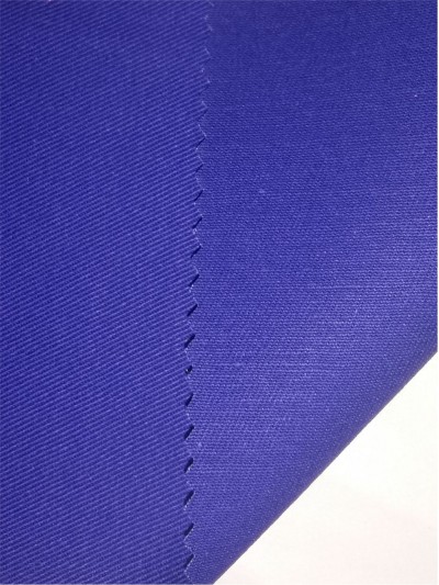 XX-FSSY/YULG  100％cotton FR twill fabric 16S*10S/108*56 320GSM 側面照